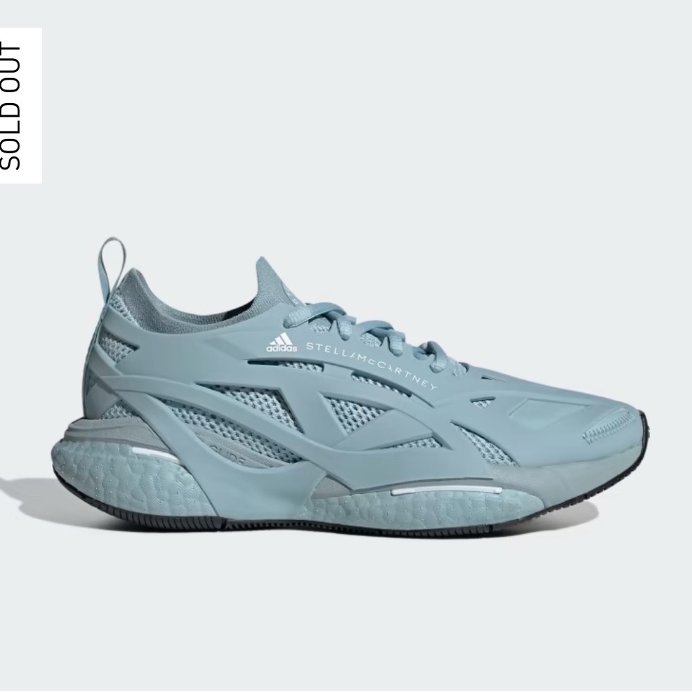 🆕 Adidas by Stella McCartney Solarglide Women’s Sneakers in “Ash Grey” (8.5) - Picture 2 of 8